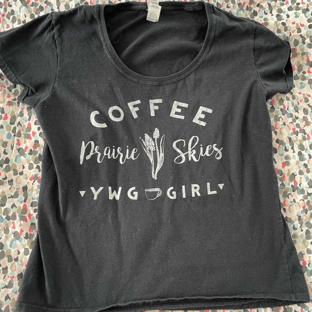 Coffee, prairie skies, ywg girl by the ink pad